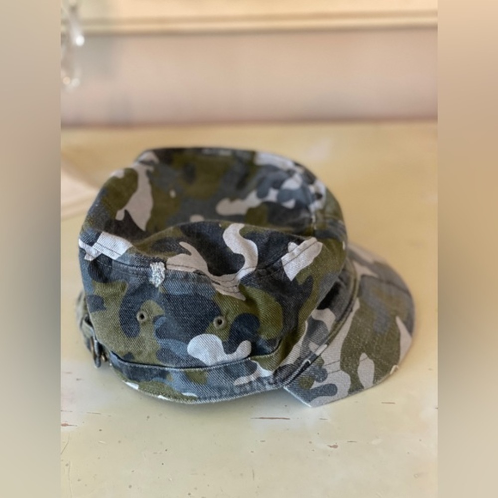 Denim Camouflage Hat - Picture 2 of 9